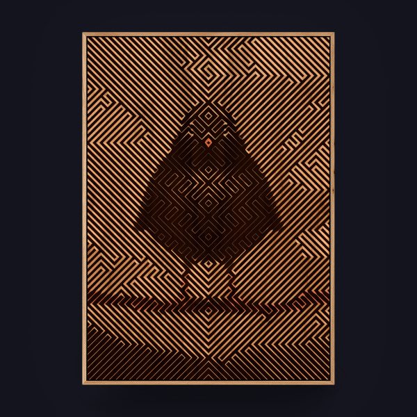 Woodland Black Robin